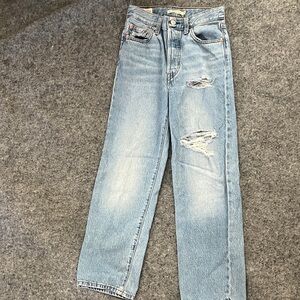 Levi's Light Blue Distressed Women Jeans